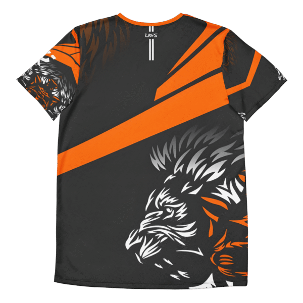 Active T-Shirt Lion Heads Orange - Image 2