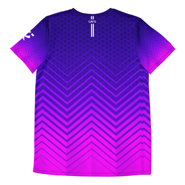 Active T-Shirt Navy Blue To Magenta - Image 2