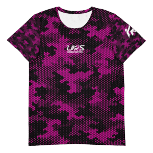 Active T-Shirt Magenta Camouflage