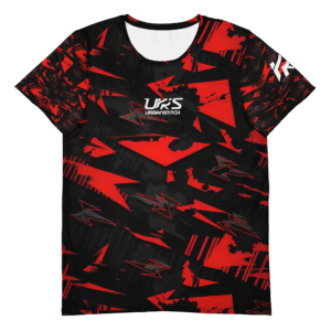 Active T-Shirt Red Angular Shape