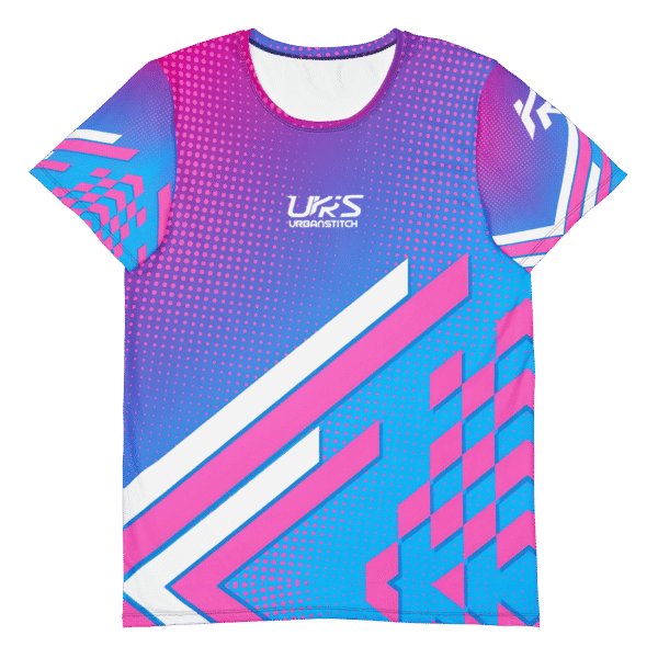 Active T-Shirt Neon Pink Gradient