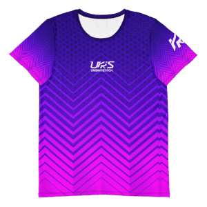 Active T-Shirt Navy Blue To Magenta