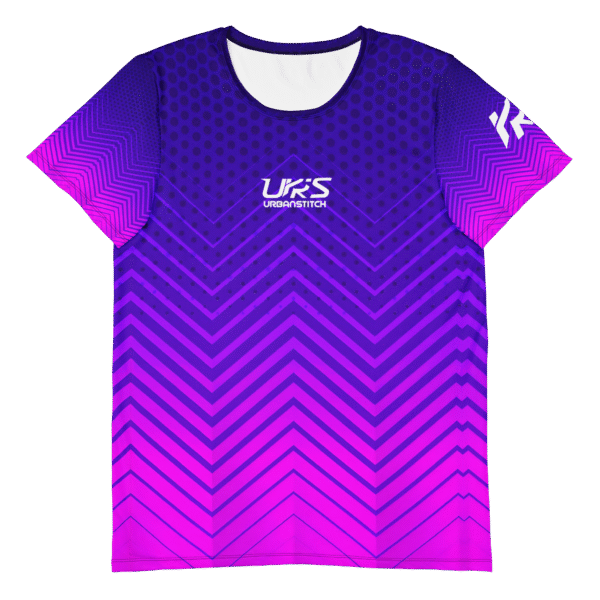 Active T-Shirt Navy Blue To Magenta
