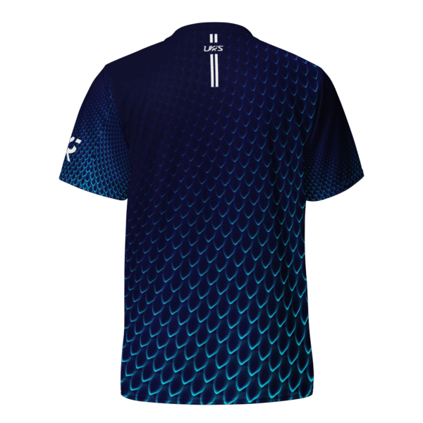 Active T-Shirt Blue Mesmerizing Hexagonal - Image 2