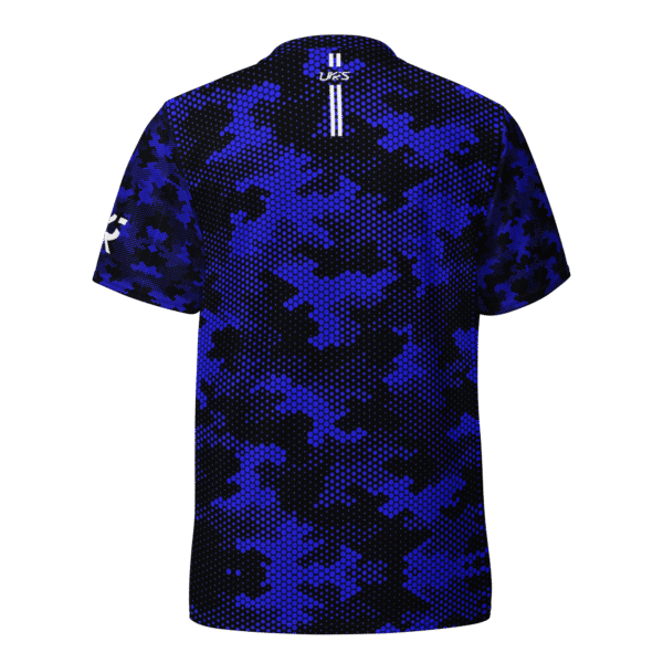 Active T-Shirt Electric Blue and Black - Image 2