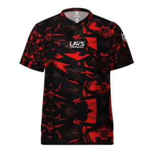 Active T-Shirt Red Angular Shape