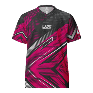Active T-Shirt Pink Angular Lines