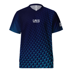 Active T-Shirt Blue Mesmerizing Hexagonal