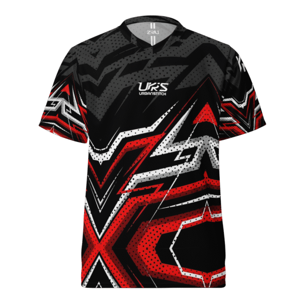 Active T-Shirt Geometric Black