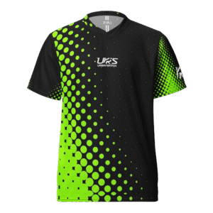 Active T-Shirt Neon Green Circles