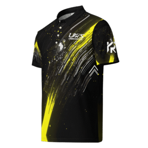Golf Shirt Neon Yellow Line