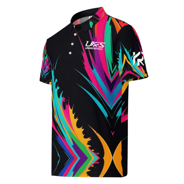 Golf Shirt Paint Splashes
